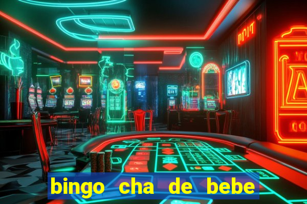 bingo cha de bebe cartelas para imprimir